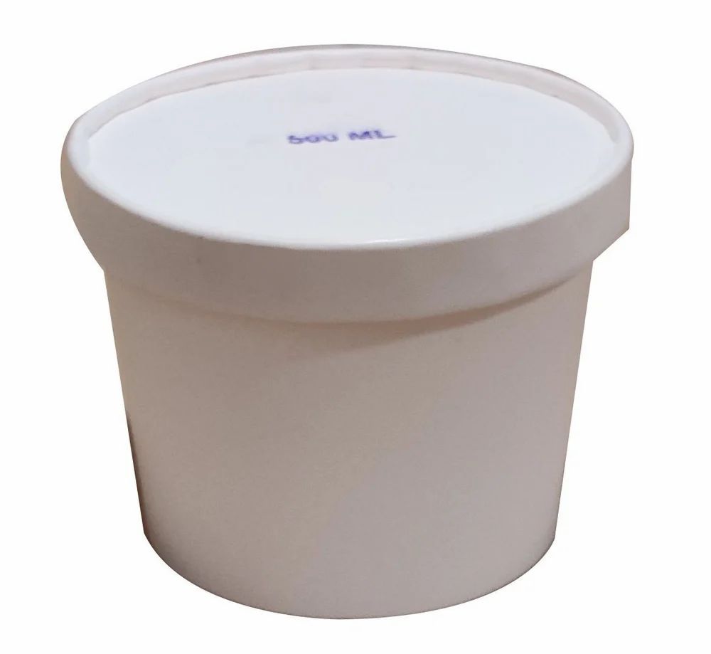 Paper food container, view 2