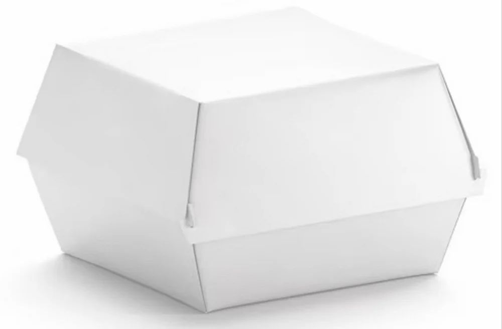White Regular Burger Box