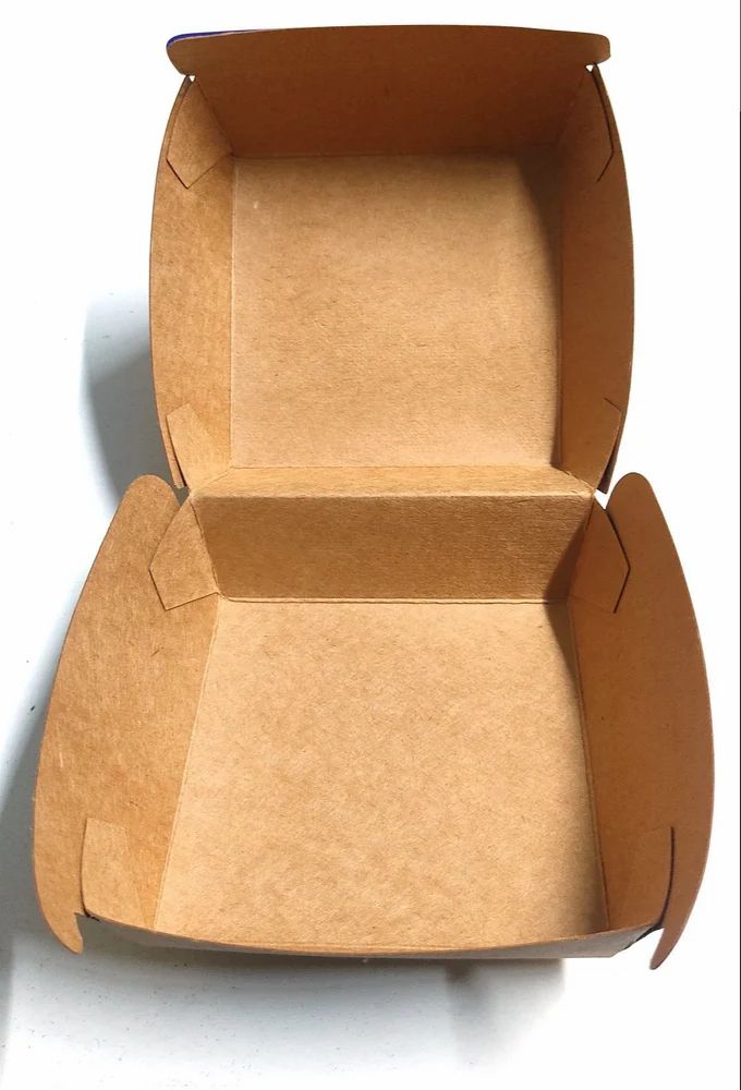Brown Regular Burger Box, view 2