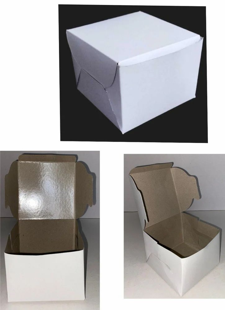 White Paper Burger Box, view 2