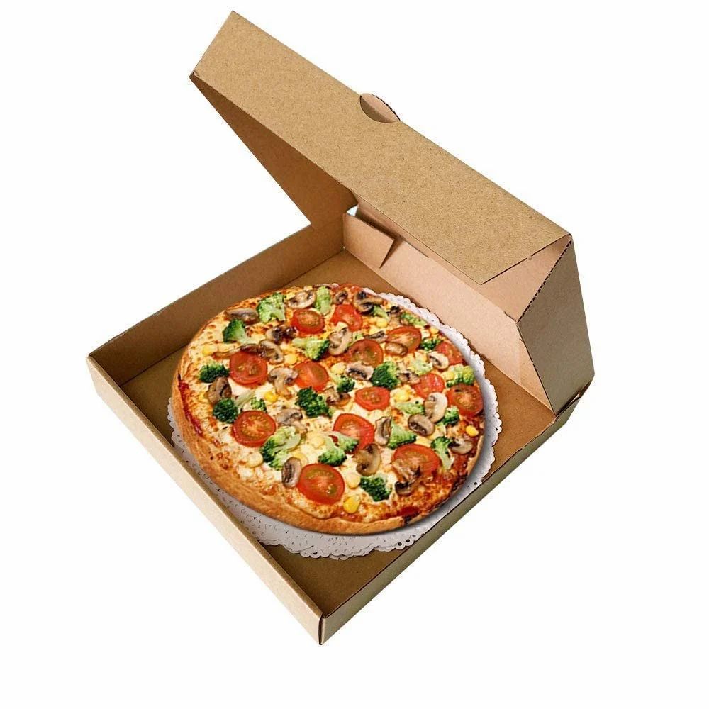 Two-ply corrugated pizza box — 6 inch, view 3