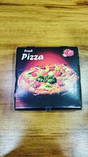 Two-ply corrugated pizza box — 6 inch