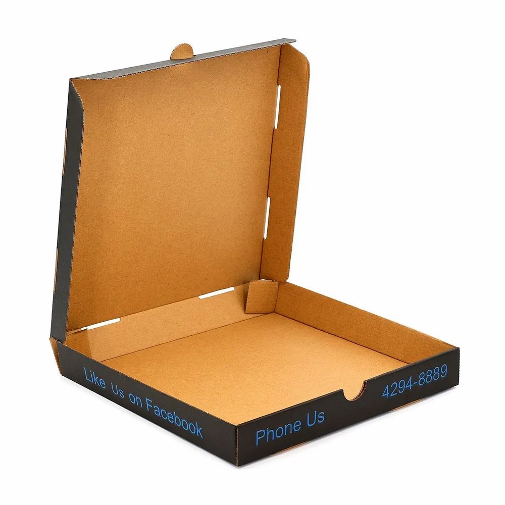Kraft paper pizza box — 7 inch