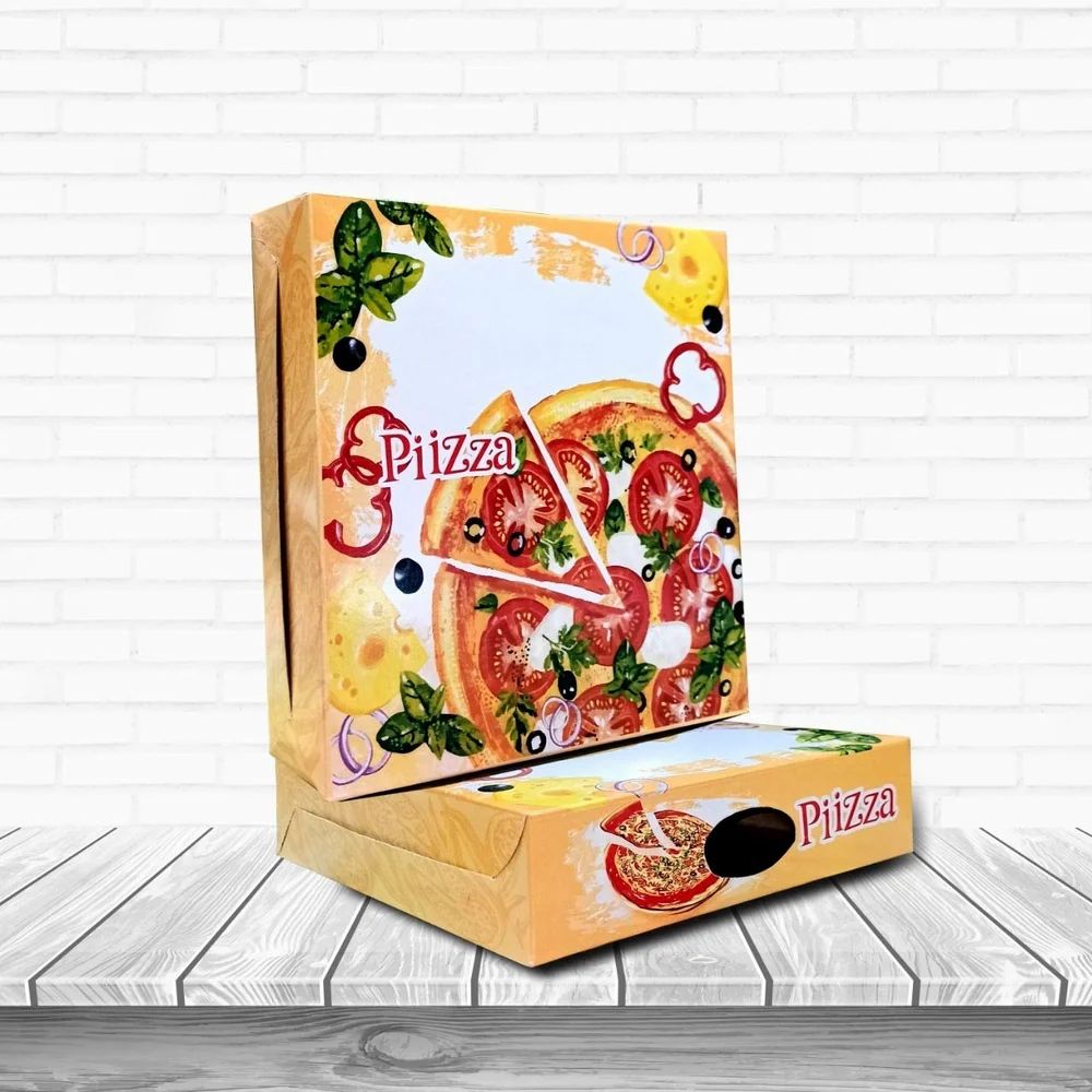 Printed pizza packaging box — 7 inch